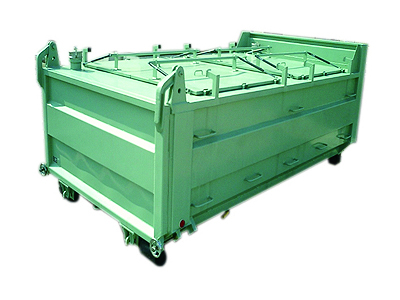 気密性汚泥用脱着式コンテナ