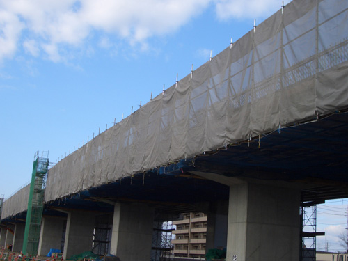 建築用塗装メッシュシート